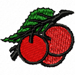 Cherry Embroidery Design 2 Cherry Embroidery Design 2